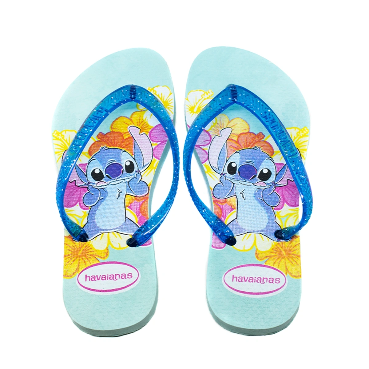 Kit 2 Chinelos Infantil Menina Havaianas Stitch - Imagem 4