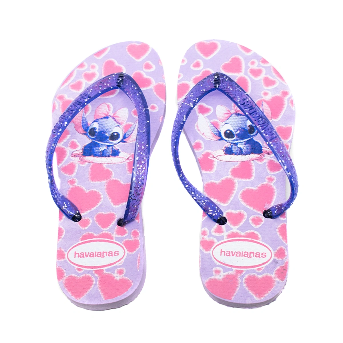 Kit 2 Chinelos Infantil Menina Havaianas Stitch - Imagem 5