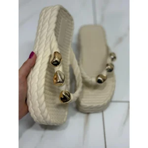 Chinelo Feminino Nuvem Plataforma Marrocos